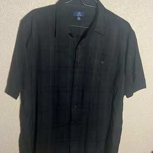 Men’s Black button up